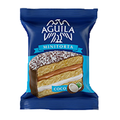 Alfajor Águila Minitorta Coco 74 gr