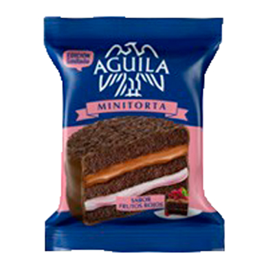 Alfajor Águila Minitorta Frutos Rojos 74gr