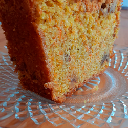 Budín de Zanahoria y Nuez (1 porción)