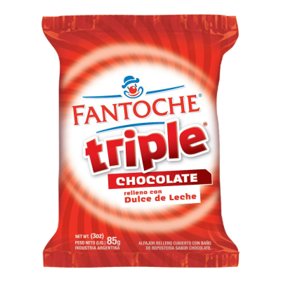 Alfajor Fantoche Triple Negro