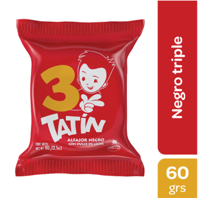 Alfajor Tatin Triple Negro 60Gr.