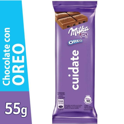 Milka Oreo Leche 55Gr