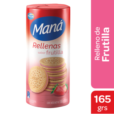 Mana Rellena Frutilla  165Gr