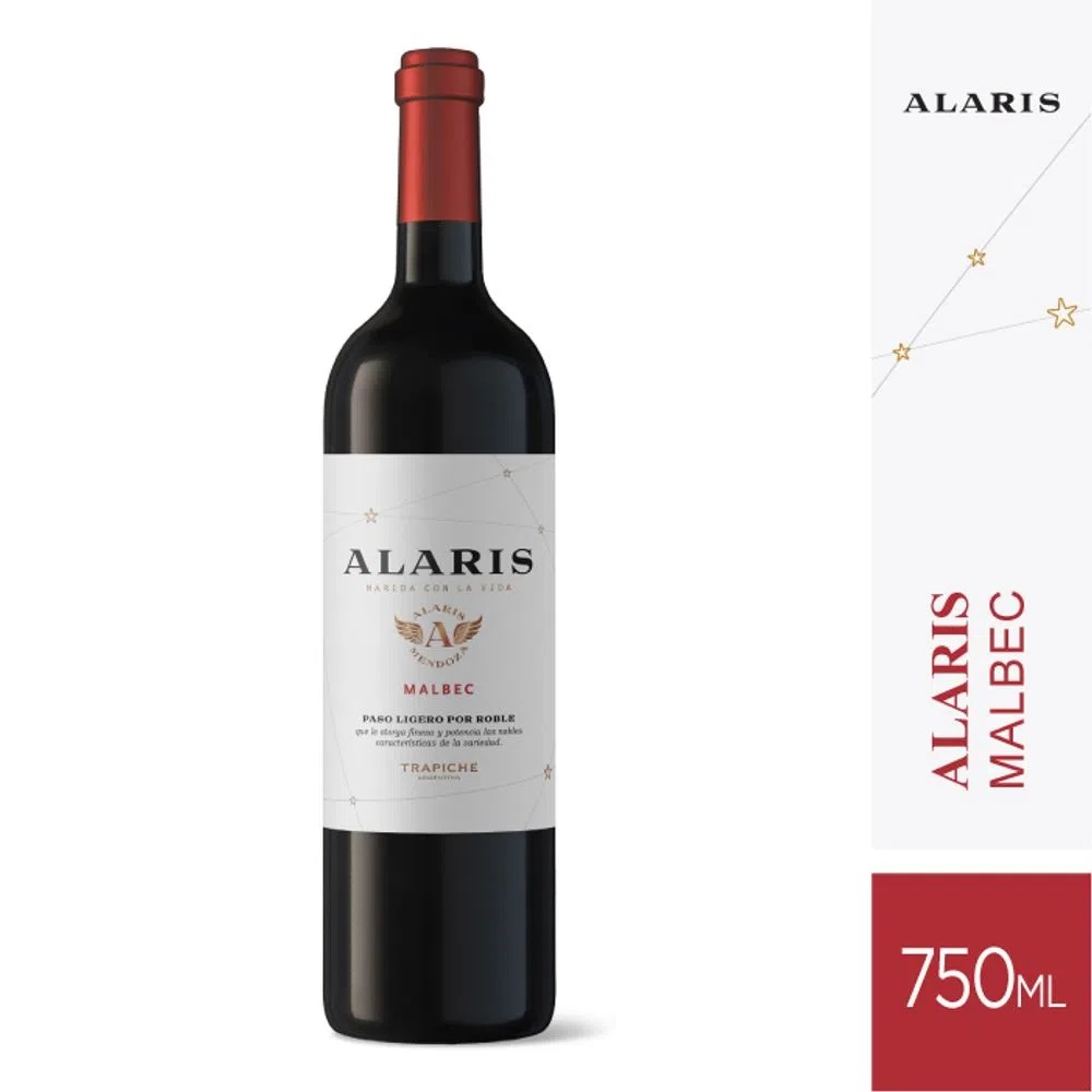 Vino Alaris Malbec 750 Ml