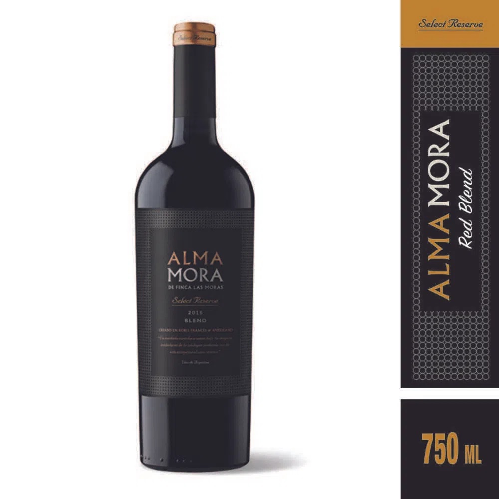 Vino Alma Mora Select Reserve 2020 Blend 750 Ml
