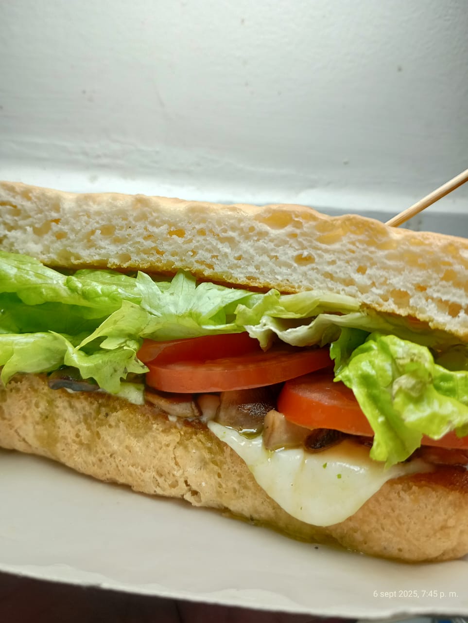 Sándwich Hongos