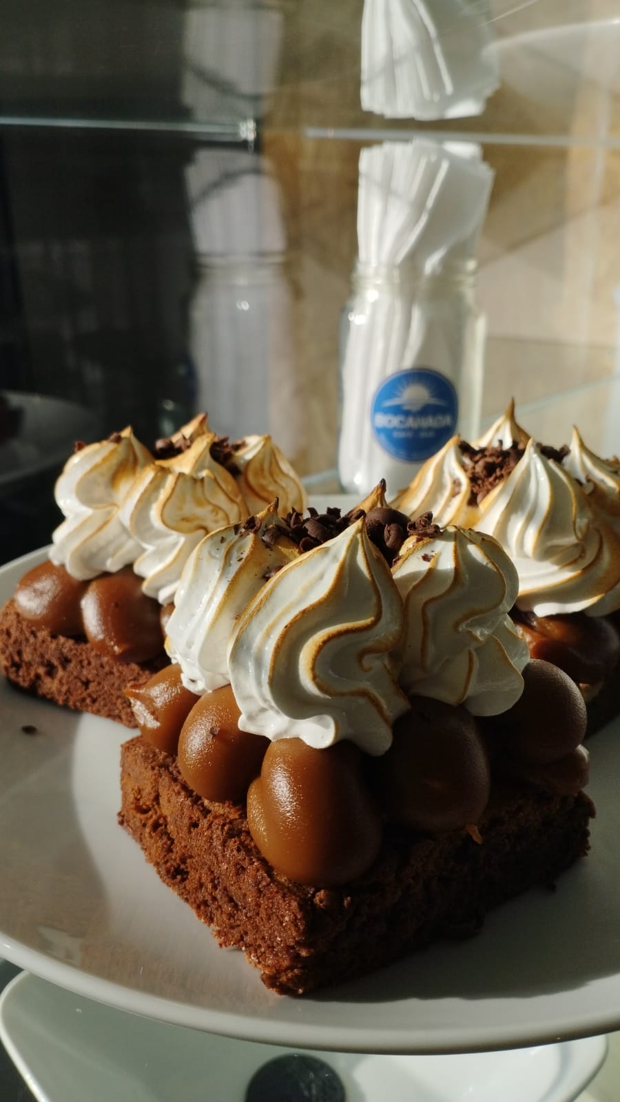 Brownie Con Merengue Y Dulce De Leche