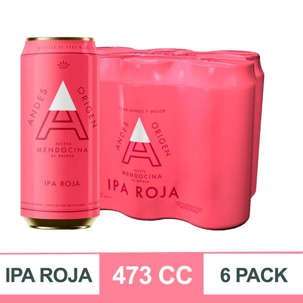 Six Pack Andes Ipa Roja 473Cc