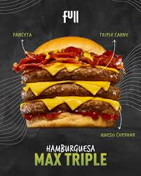 Combo Hamburguesa Max Triple