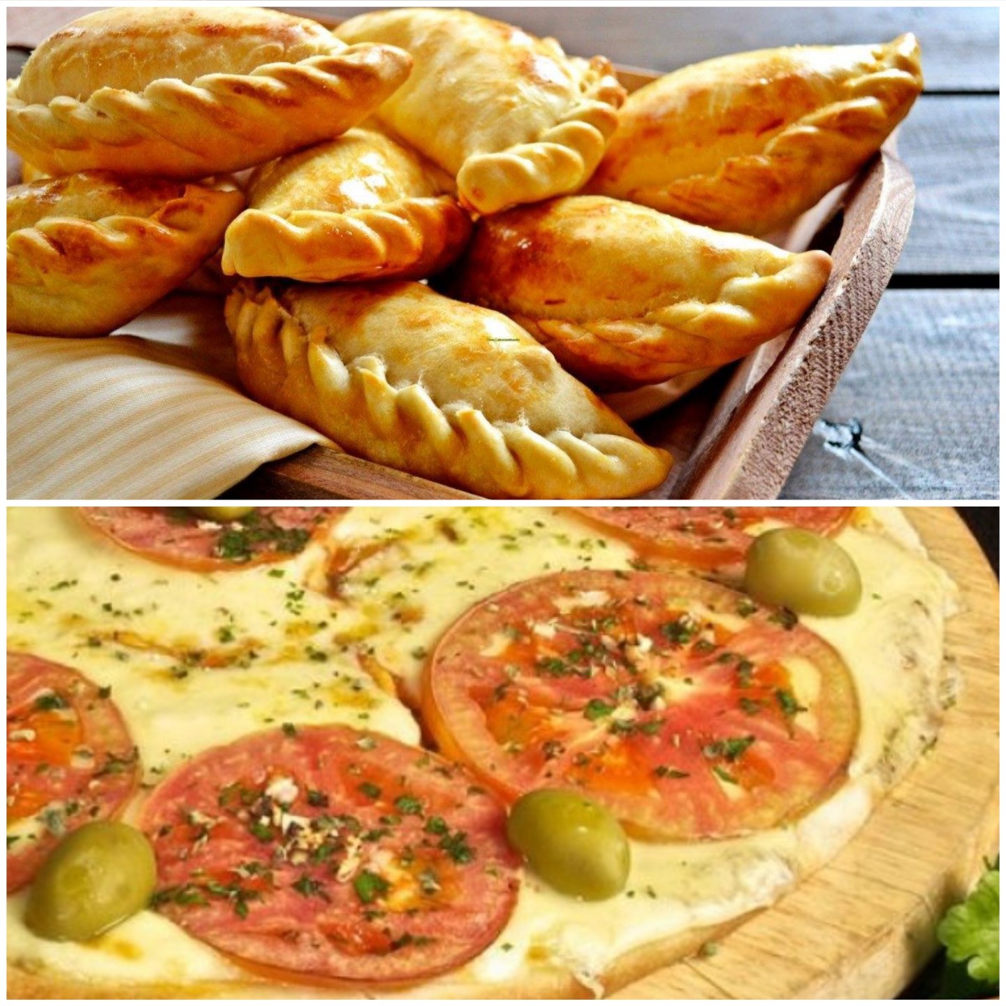 Pizza Napo + 6 Empanadas de Carne