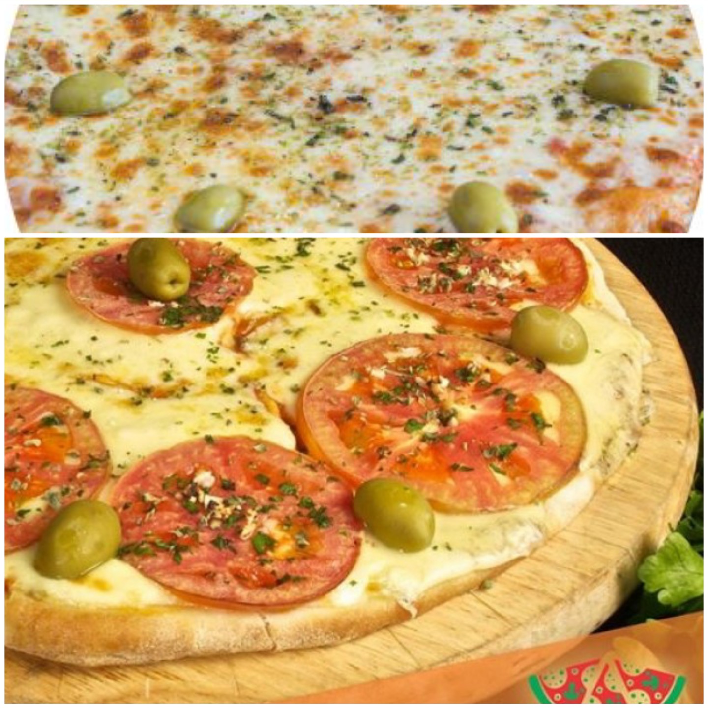 Pizza Muzza + Napo