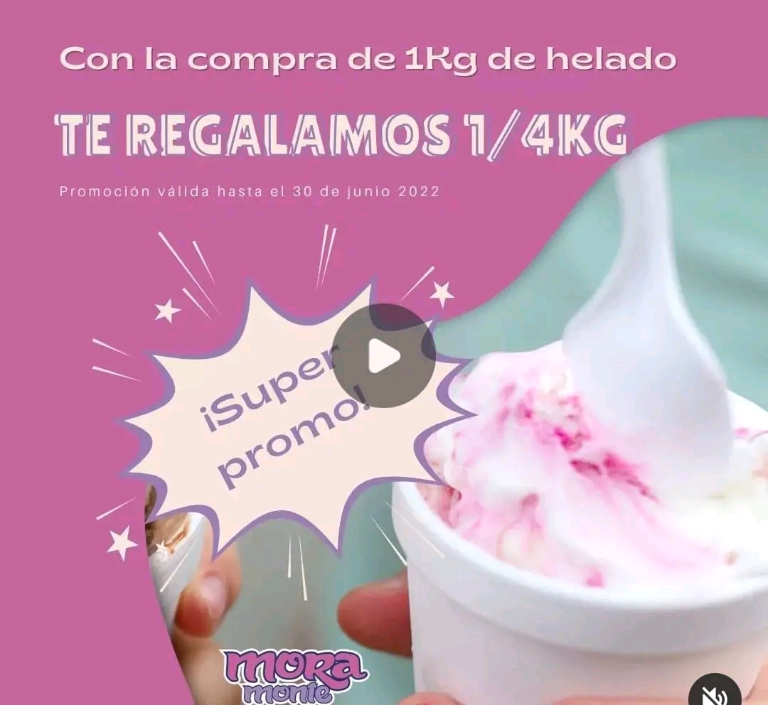 Promo 1kg + Helado 1/4