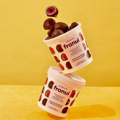 Franuí  Chocolate Blanco + Chocolate Amargo