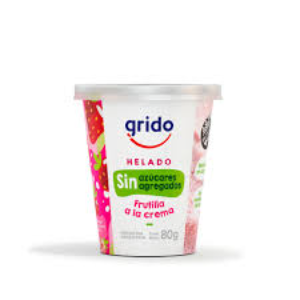 Helado De Crema Frutilla Sin Tacc (80g)