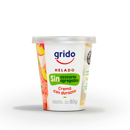 Helado De Crema Durazno Sin Tacc (80g)