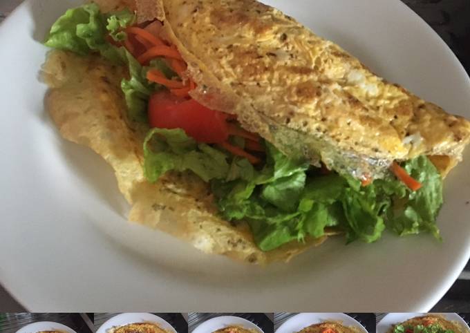 Omelette Primavera + Papas Fritas