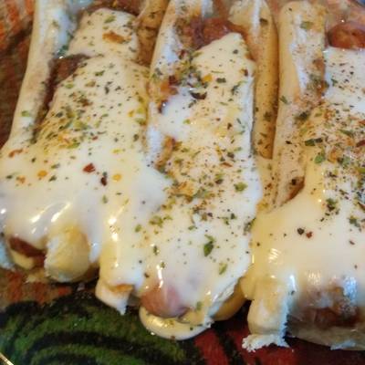  2 Super Panchopizza de Muzza + Fritas 