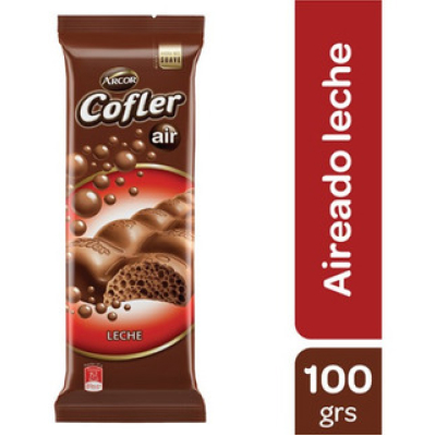 Cofler Aireado De Leche 100Gr