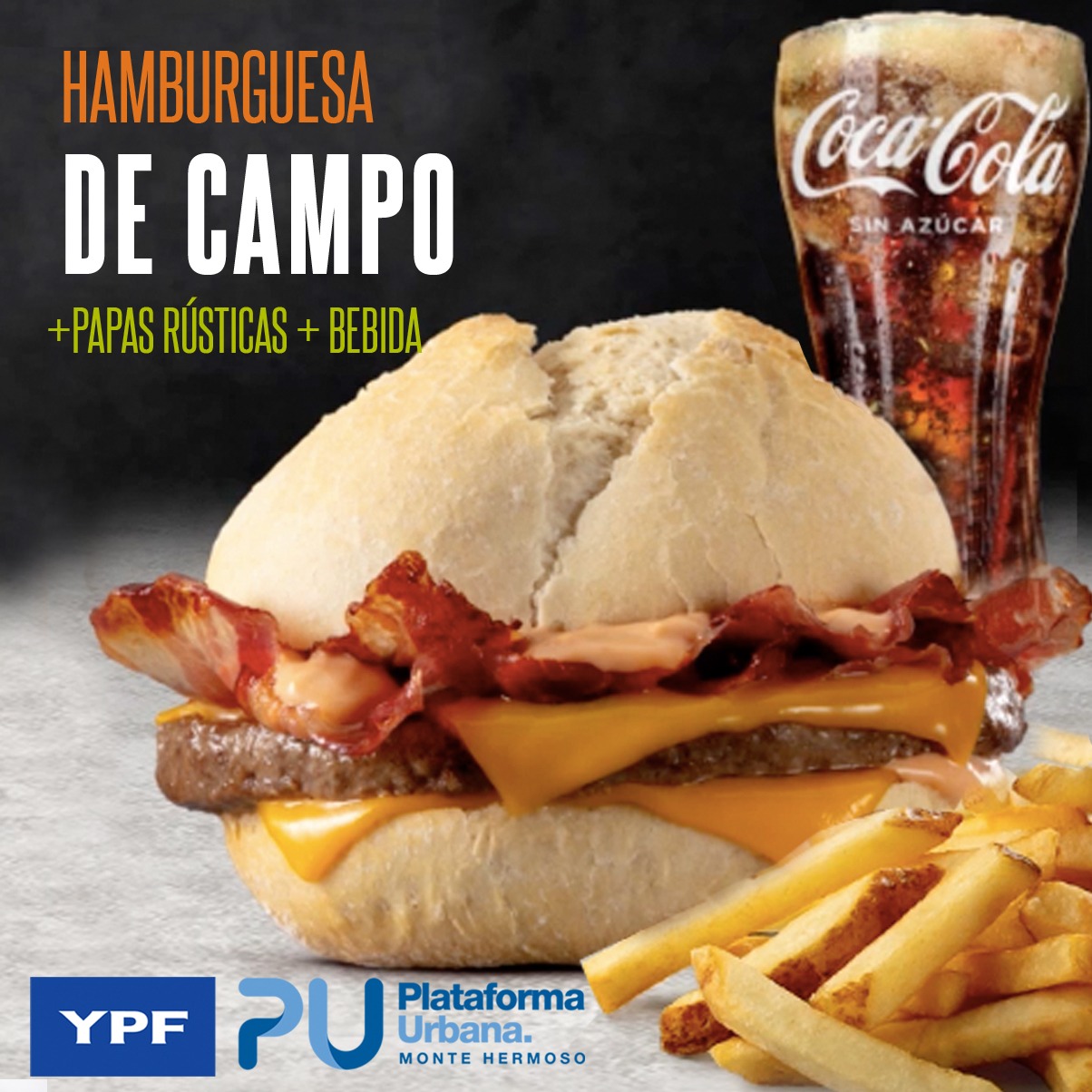 Combo Hamburguesa De Campo