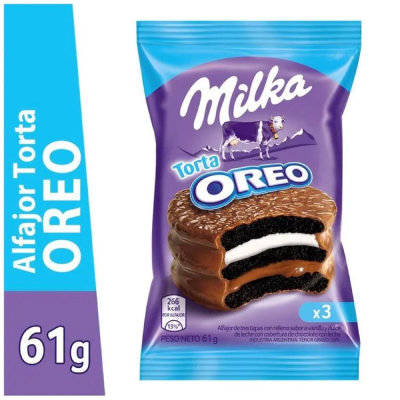 Alfajor Milka Torta Oreo 61Gr.