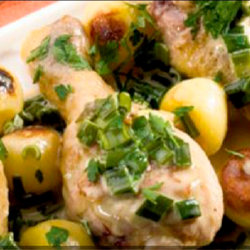 Pollo al verdeo