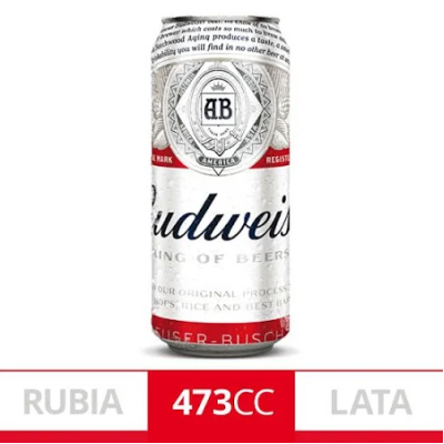 Cerveza Budweiser 473cc