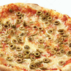 Pizza De Aceitunas