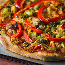 Pizza Integral De Vegetales