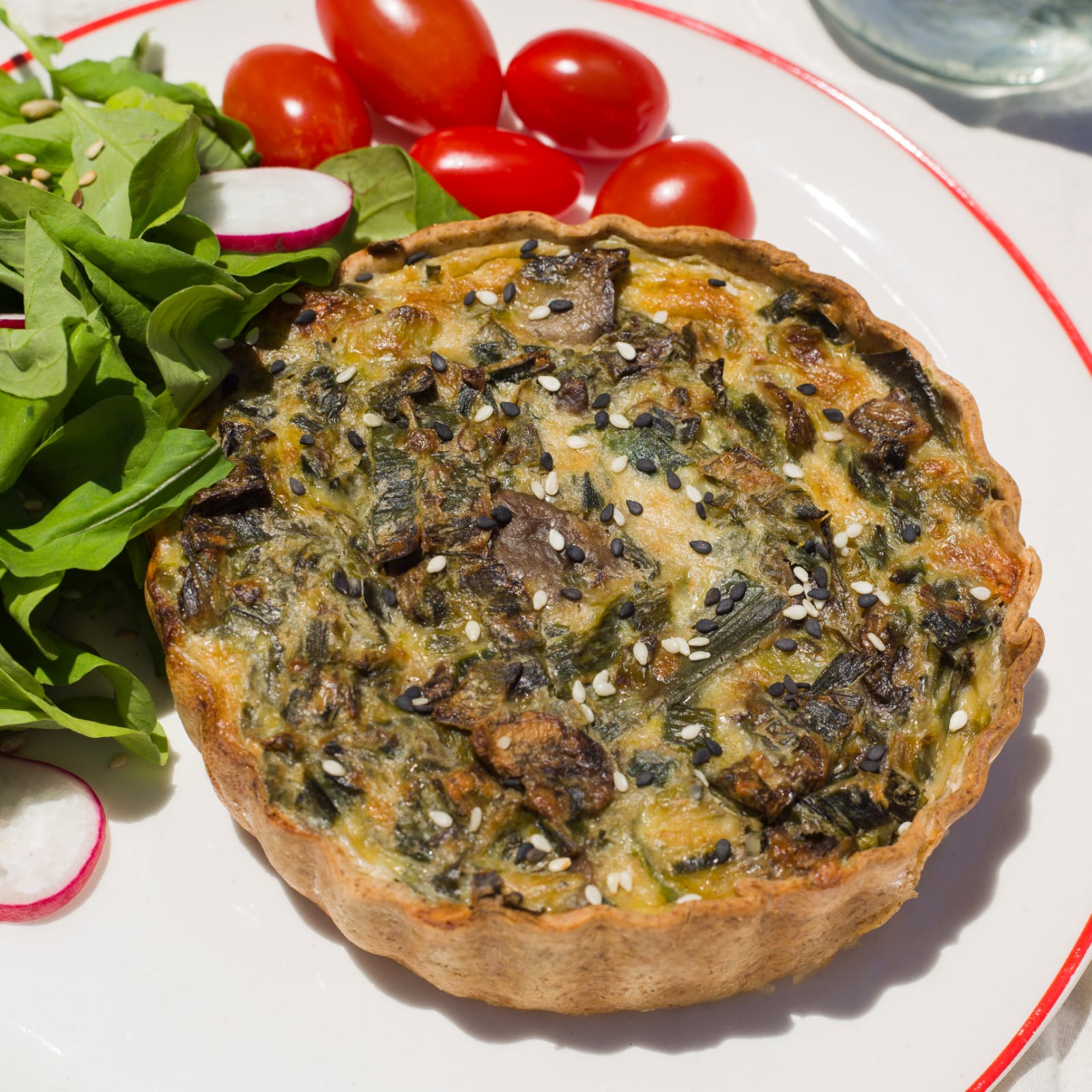 Tarta de Pollo y Puerro