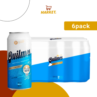 6pack Quilmes Clásica 473cc