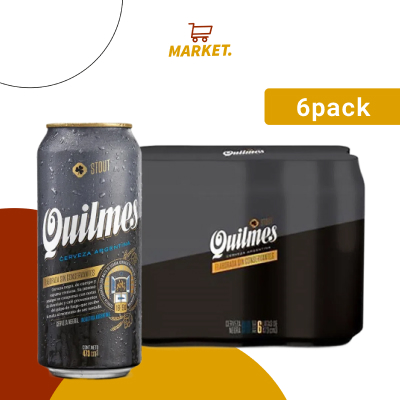 6pack Quilmes Stout 473cc