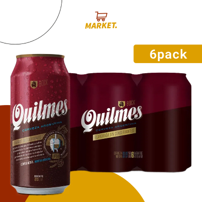6pack Quilmes Bock 473cc