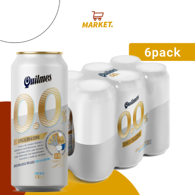 6pack Quilmes 0.0% Sin Alcohol 473cc