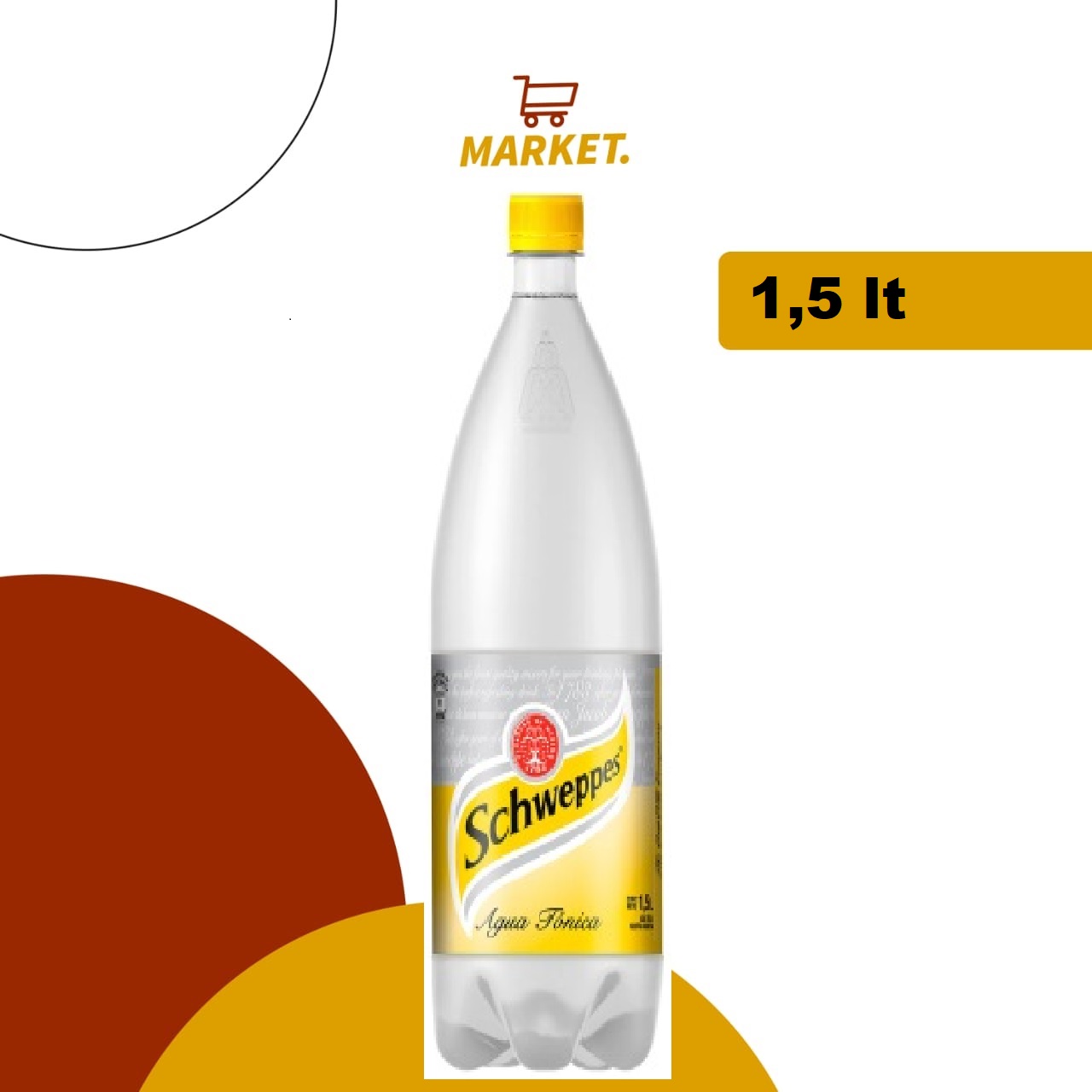 Agua Tónica Schweppes 1.5L