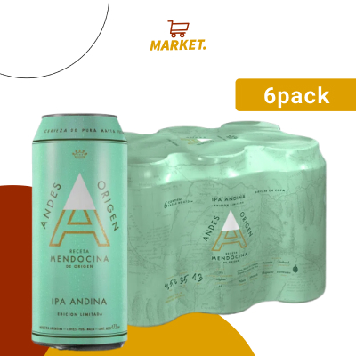 6pack Andes Origen Ipa Andina 473cc