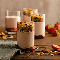 Mousse De Yogur Con Granola