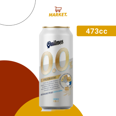 Lata Quilmes 0.0% 473cc
