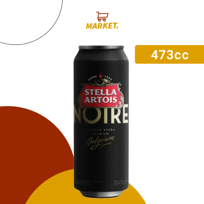 Lata Stella Artois Noire 473cc