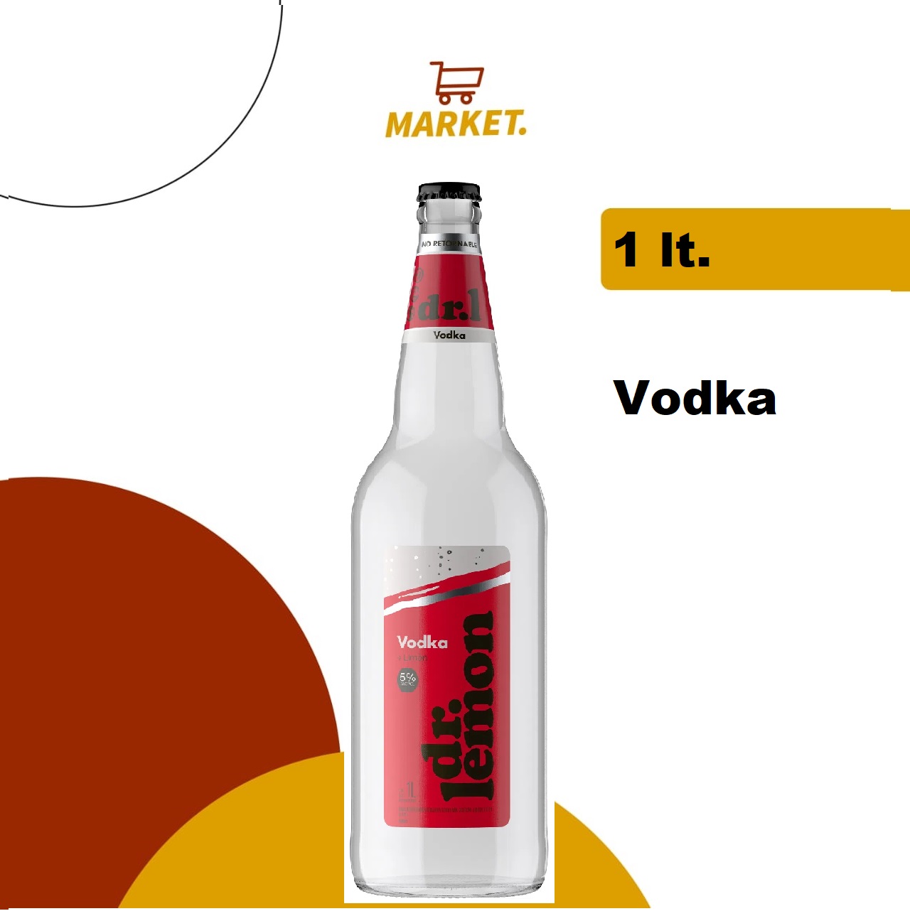 Dr. Lemon Vodka Bot.1l