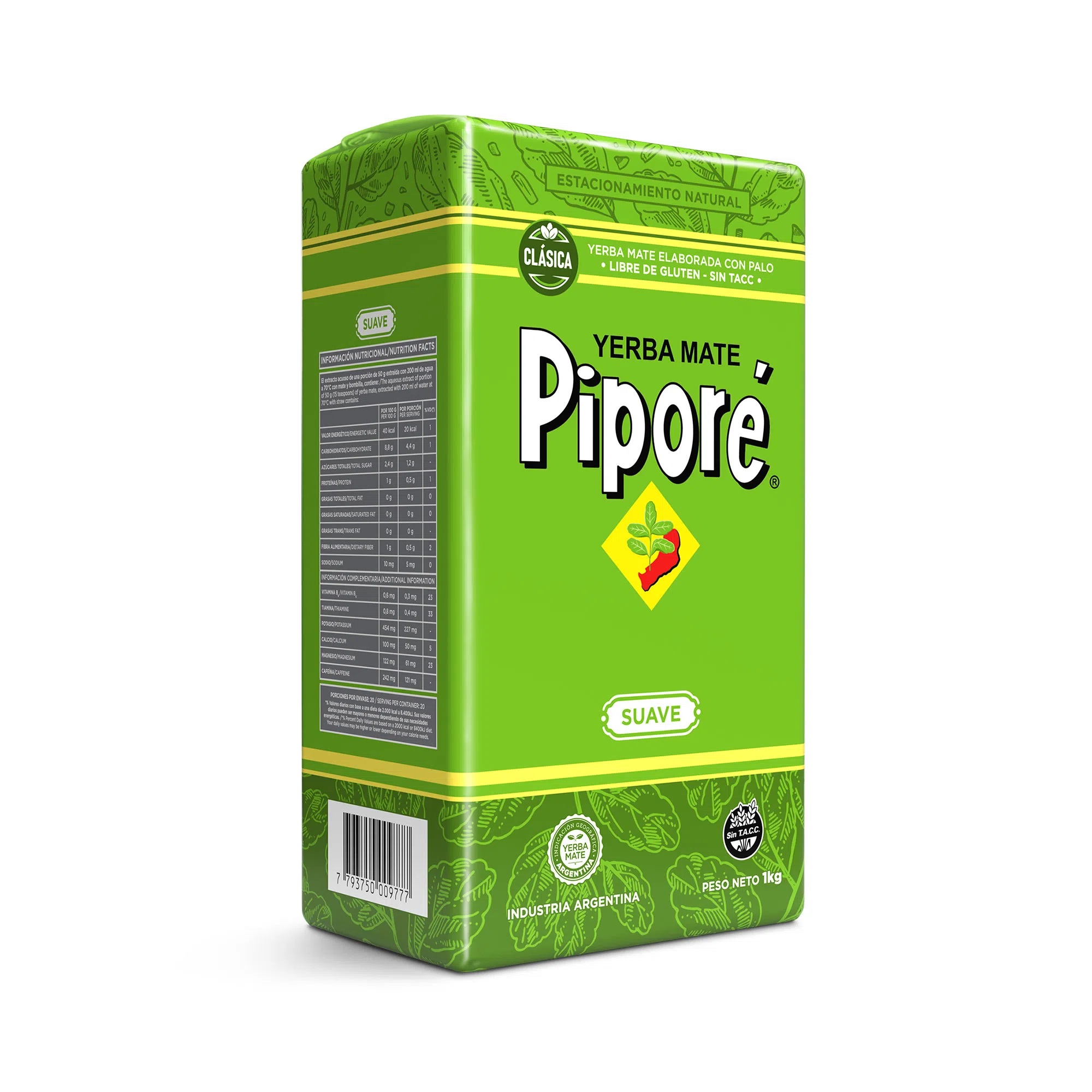 Yerba Piporé Suave 1kg