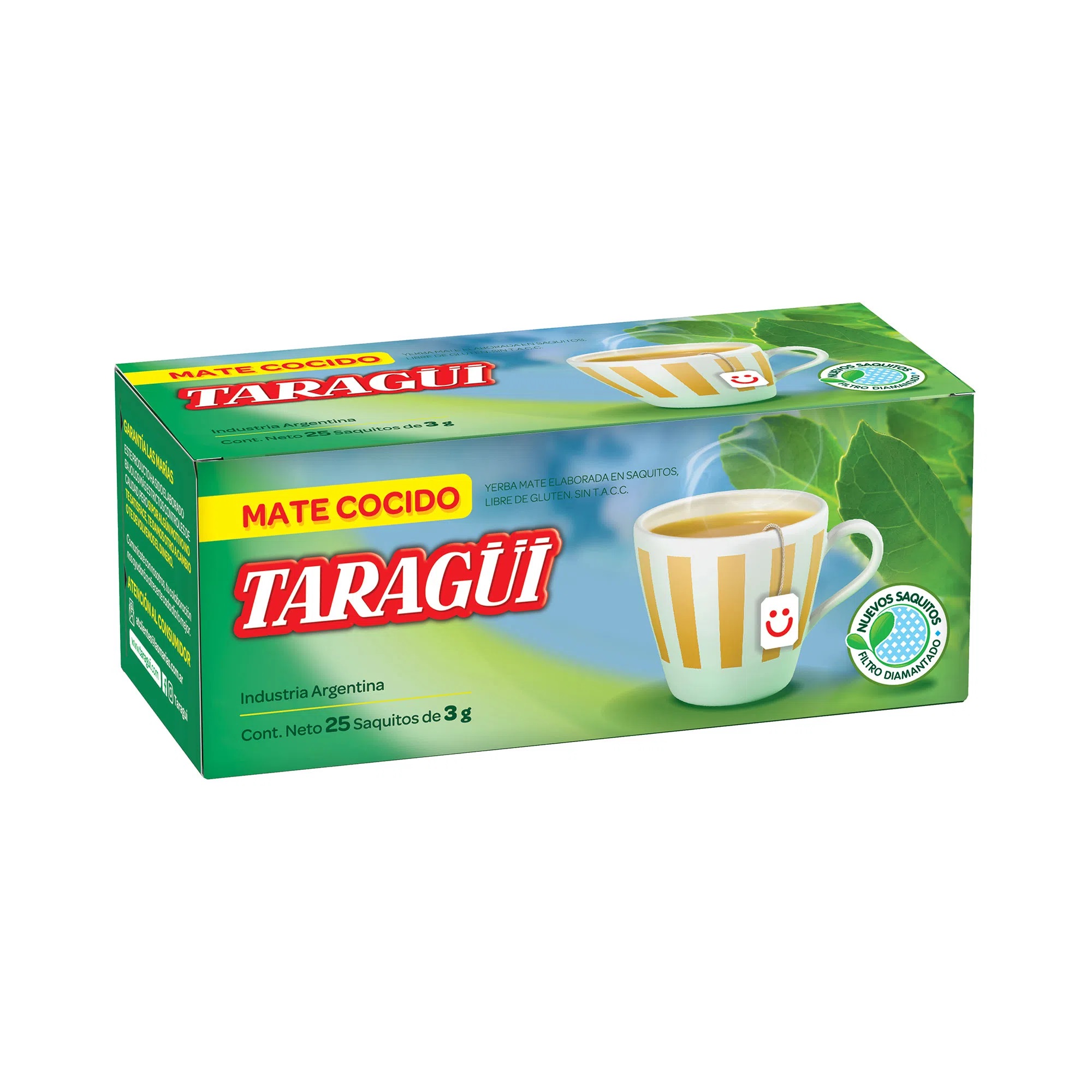 Mate Cocido Taragüi 25 Saq.