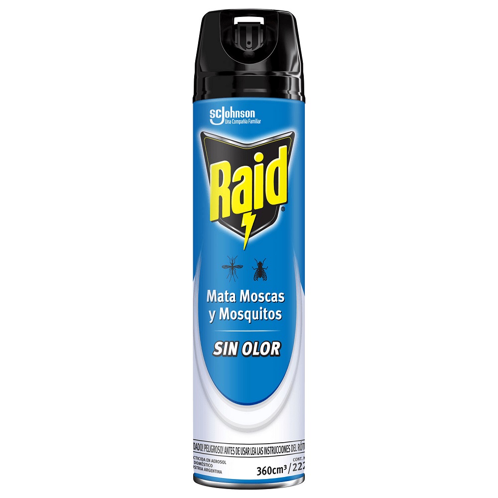 Insecticida Raid Sin Olor 360cc