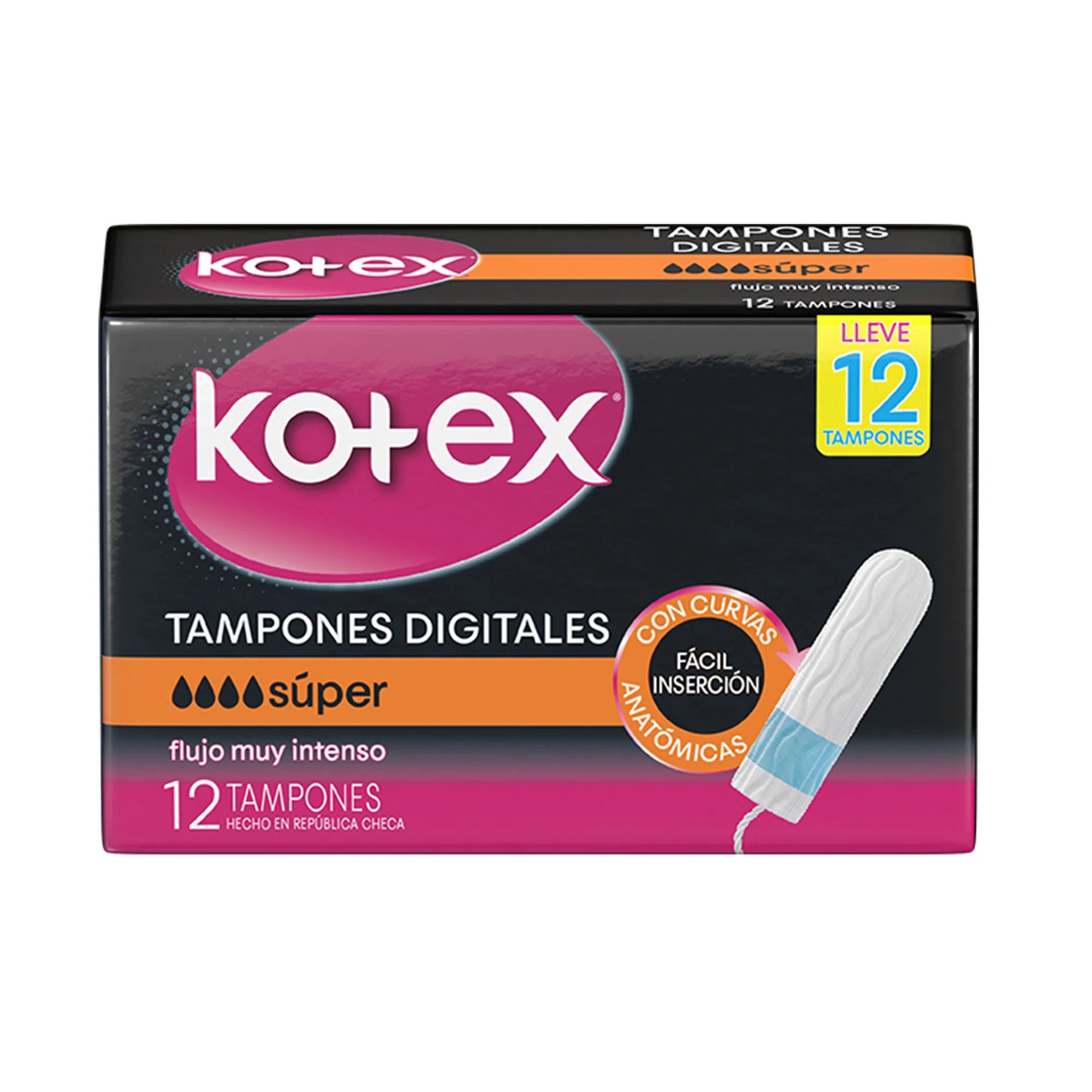 Tampones Digitales Kotex Super