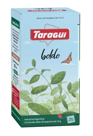 Té Taragüi Boldo 25 Saq.