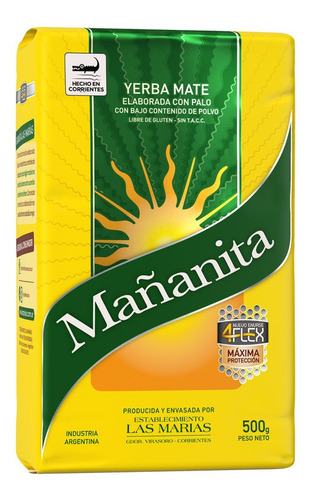 Yerba Mate Mañanita 500g  c/p
