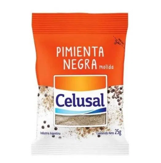 Pimienta Negra Celusal 25g