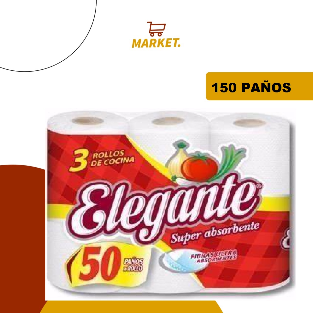 Rollos Cocina Elegante 150 Paños