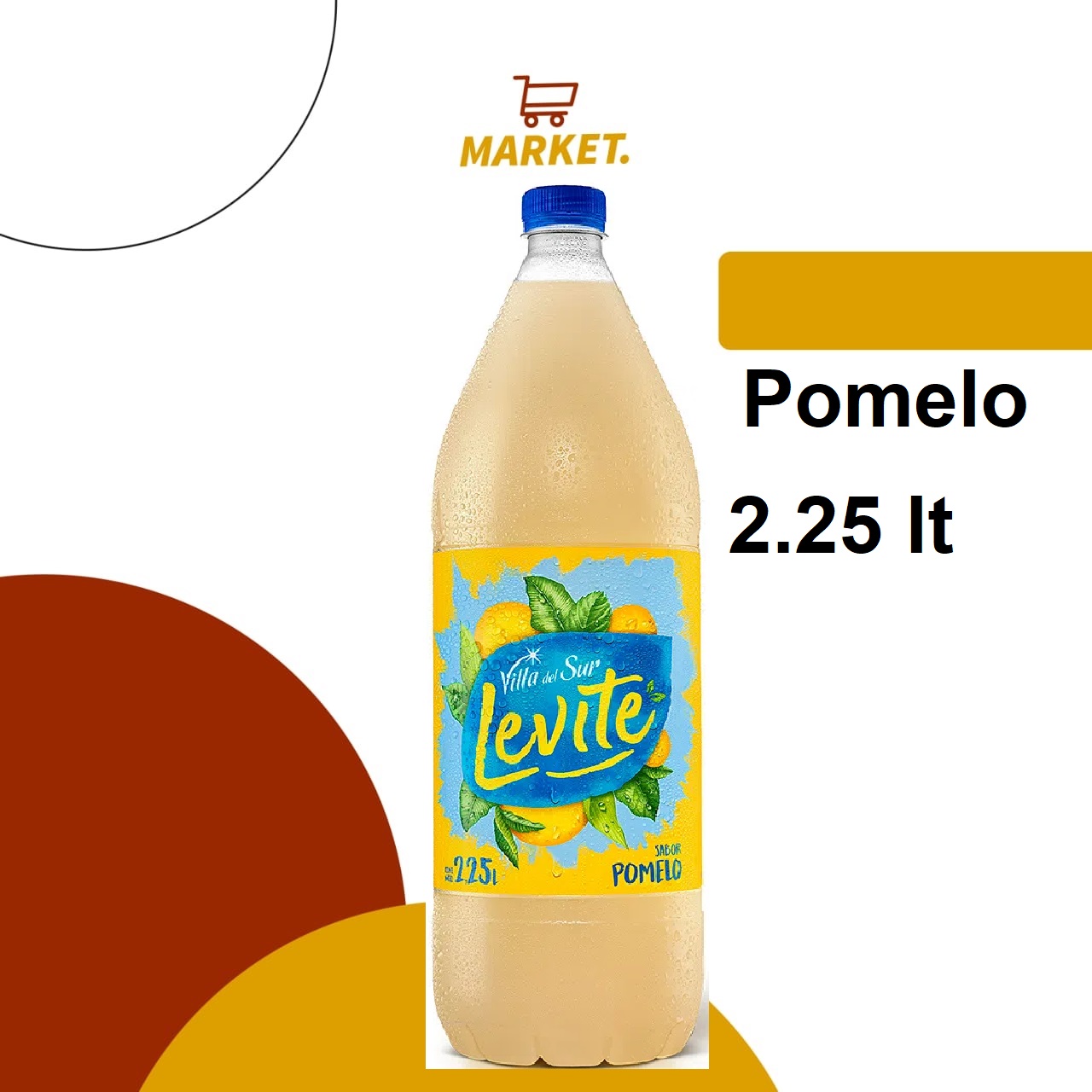 Agua Saborizada Levite Pomelo 2,25l