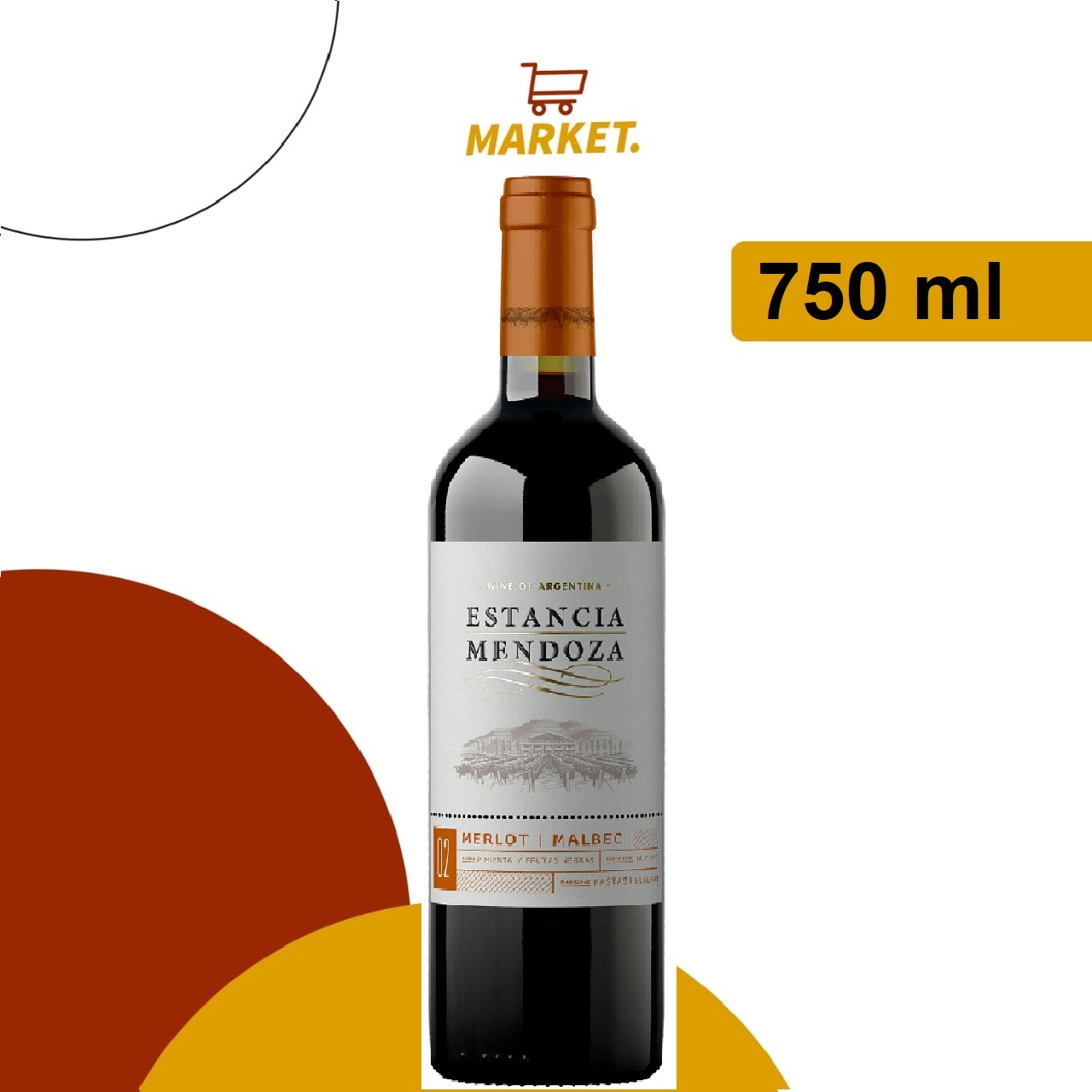 Estancia Mza. Merlot Malbec 750ml