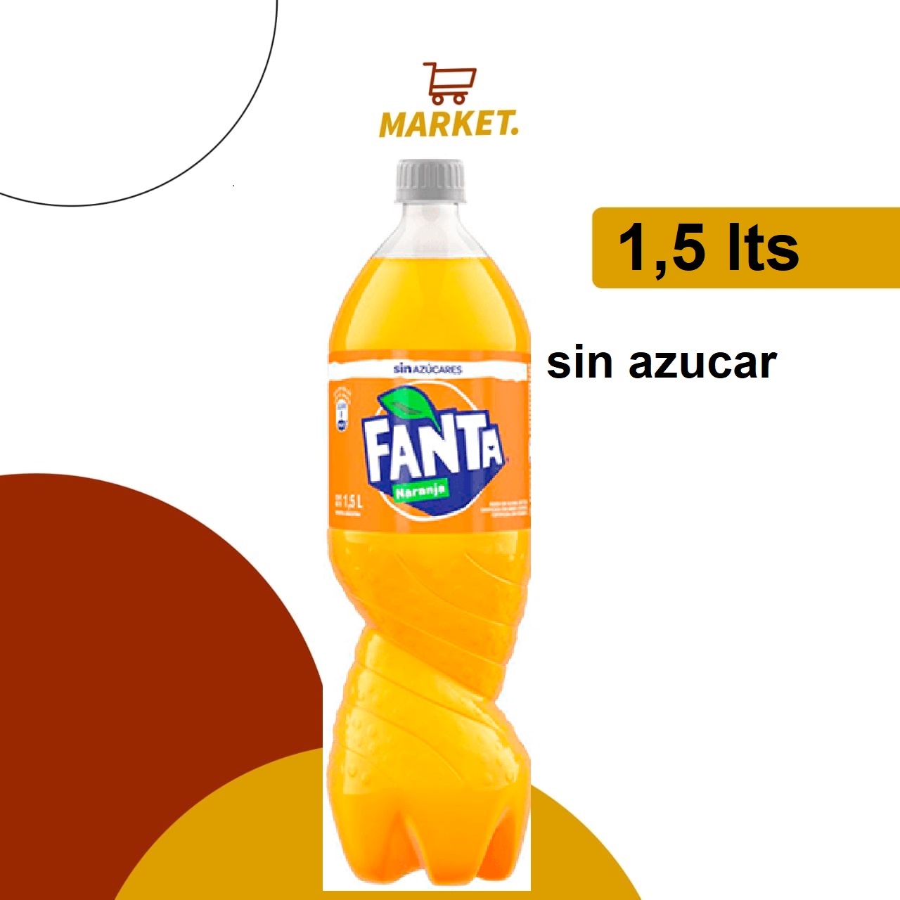 Fanta Sin Azúcar 1,5l